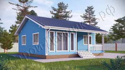 Проект каркасно-щитового дома Д–29